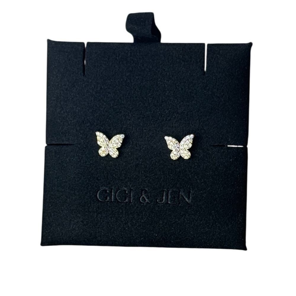 Butterfly Stud Earrings Dainty Jewelry for Women